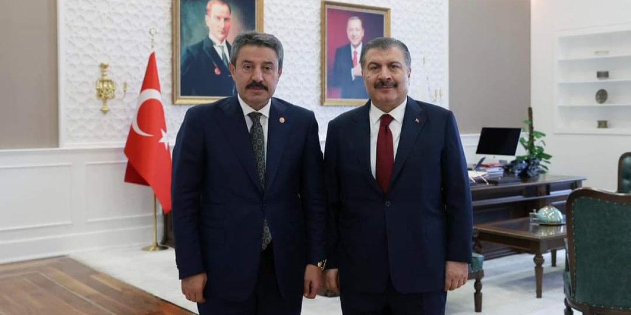 Tatar" Şırnak'ın Sağlık sorunlarını Bakan Koca'ya iletti"