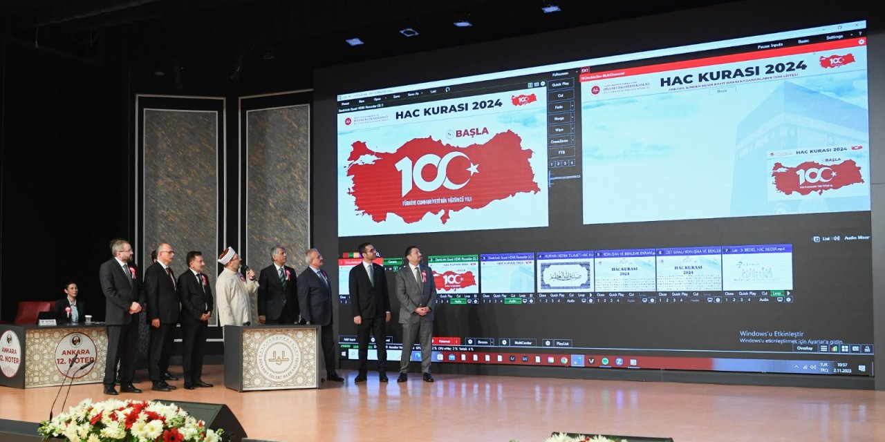 2007-2023 yılları arasında bekleyenler için Hac kuraları çekildi