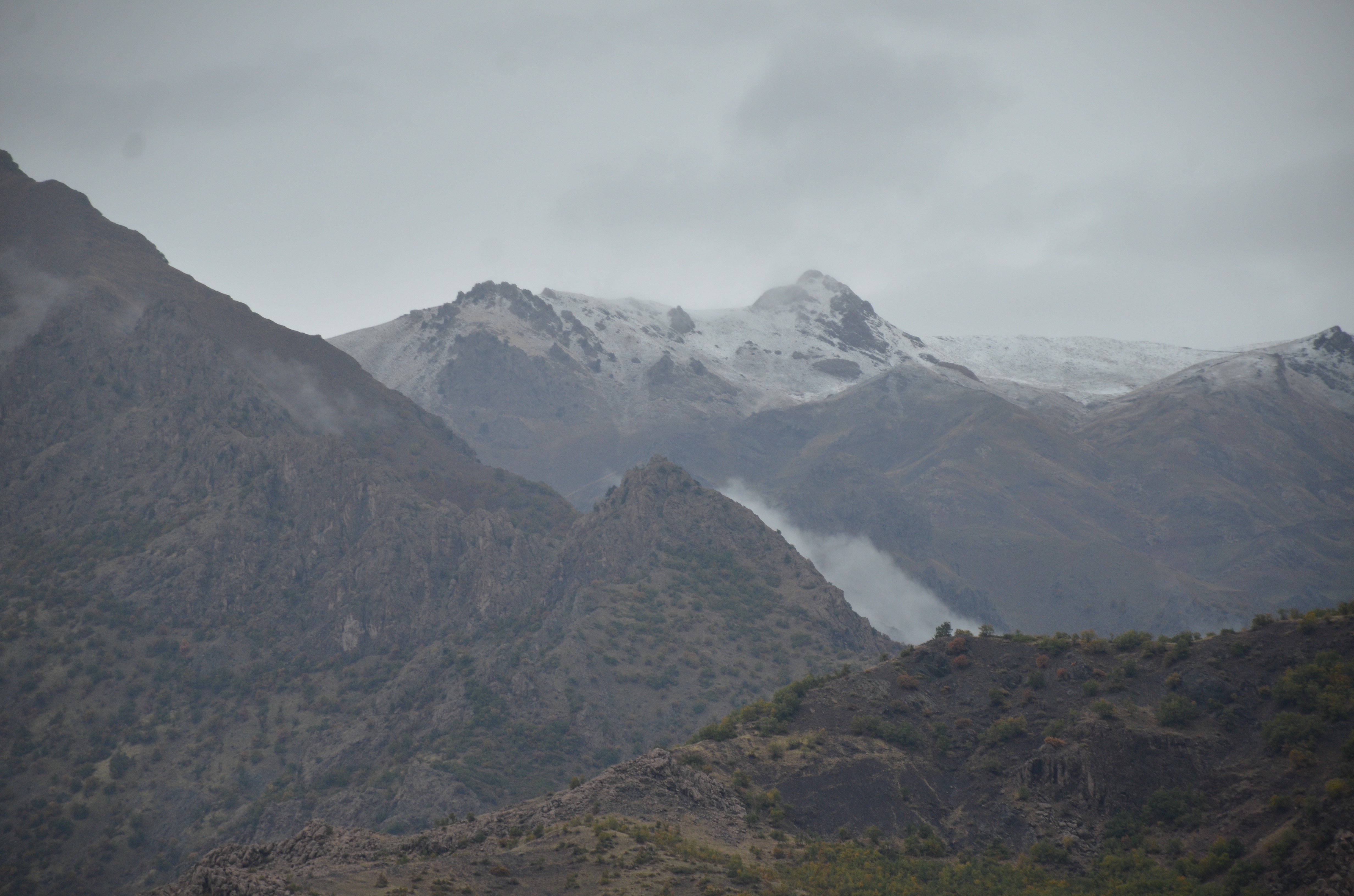 Şırnak Dağları beyaza büründü