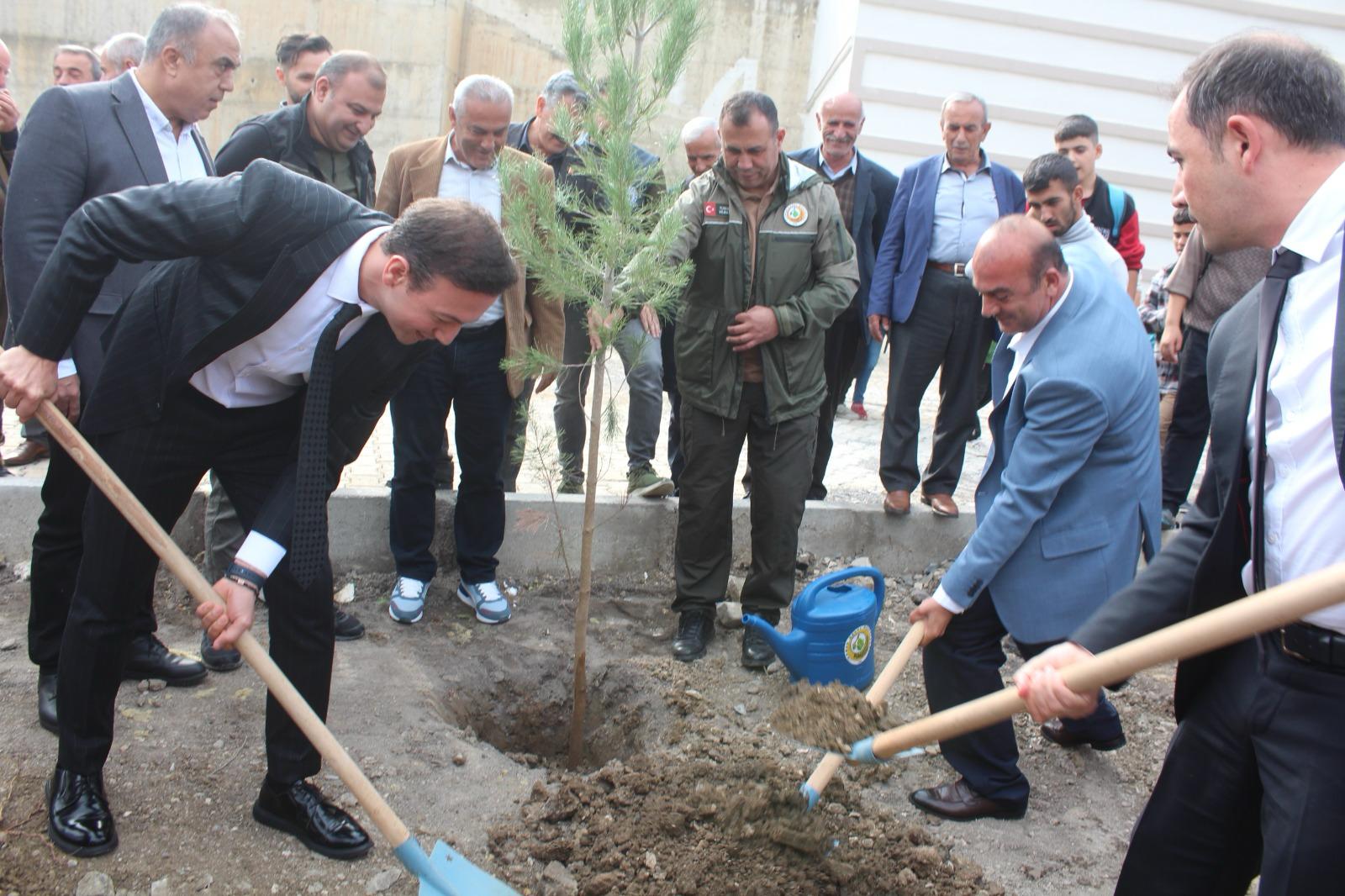 Şırnak Uludere'de Binlerce fidan toprakla buluştu