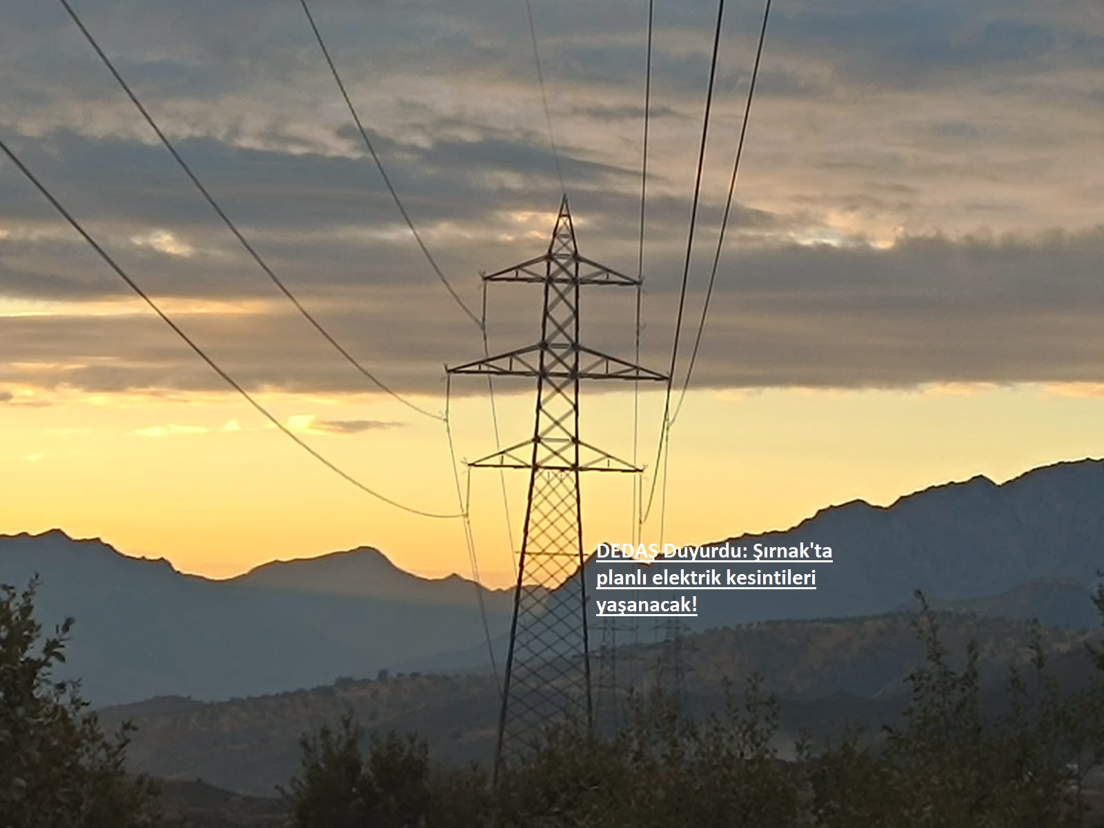 DEDAŞ Duyurdu: Şırnak merkez ilçe ve köylerde uzun süreliğine elektrik kesintisi yaşanacak!