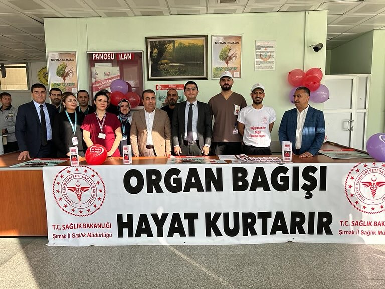 Cizre'de Organ Bağışı Duyarlılığı İçin Stant Kuruldu
