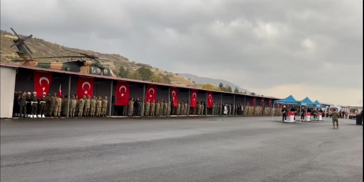 Şırnak’ta Pençe Kilit şehitlerine veda