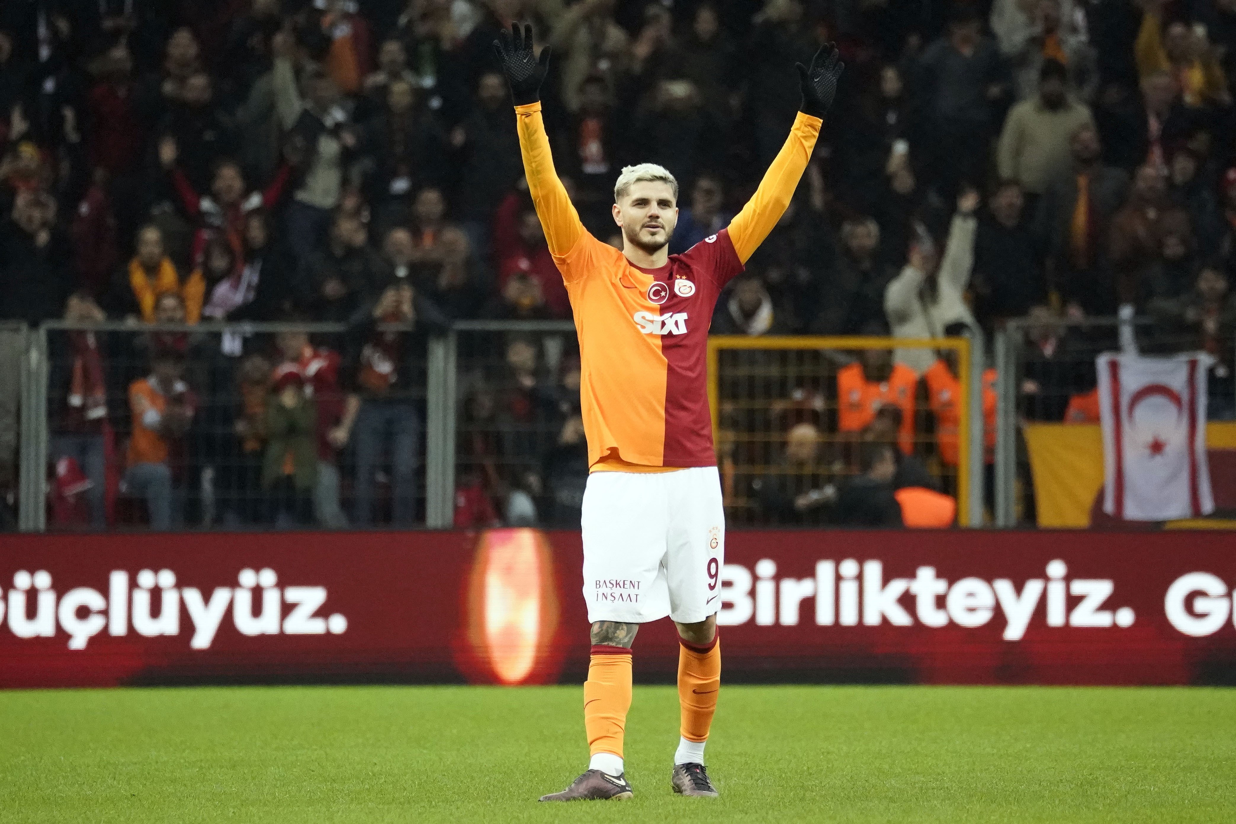 Galatasaray'da Maç sonu 3’lüsü Mauro Icardi'den