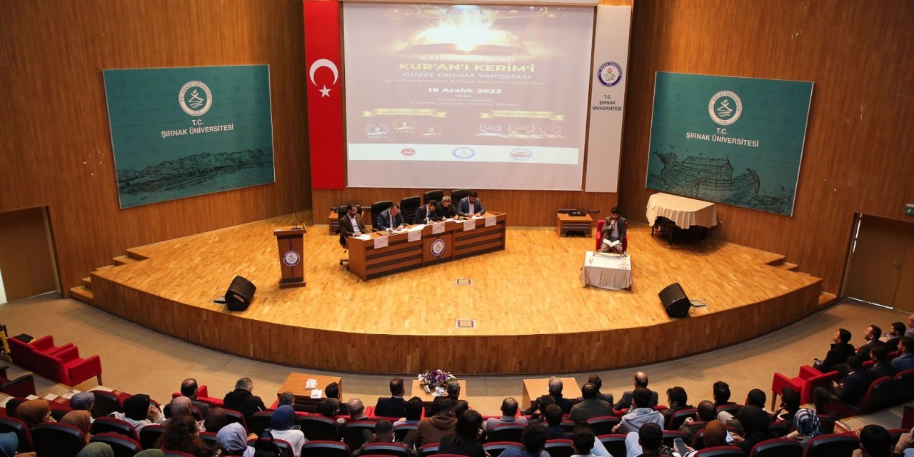Şırnak'taki  öğrenciler“Kuran-ı Kerim-i Güzel Okuma Yarışması”na katılıyor