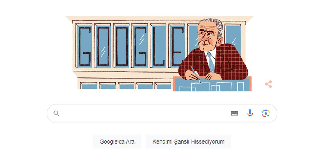 Hakkı Eldem kimdir? Google'dan mimar Sedad Hakkı Eldem'in doğum gününe özel "doodle"105