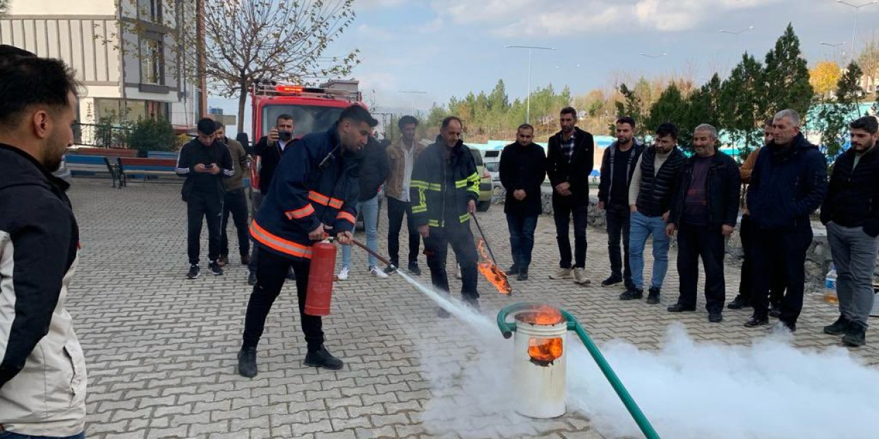 Şırnak’ta gerçeği arıtmayan yangın tatbikatı yapıldı