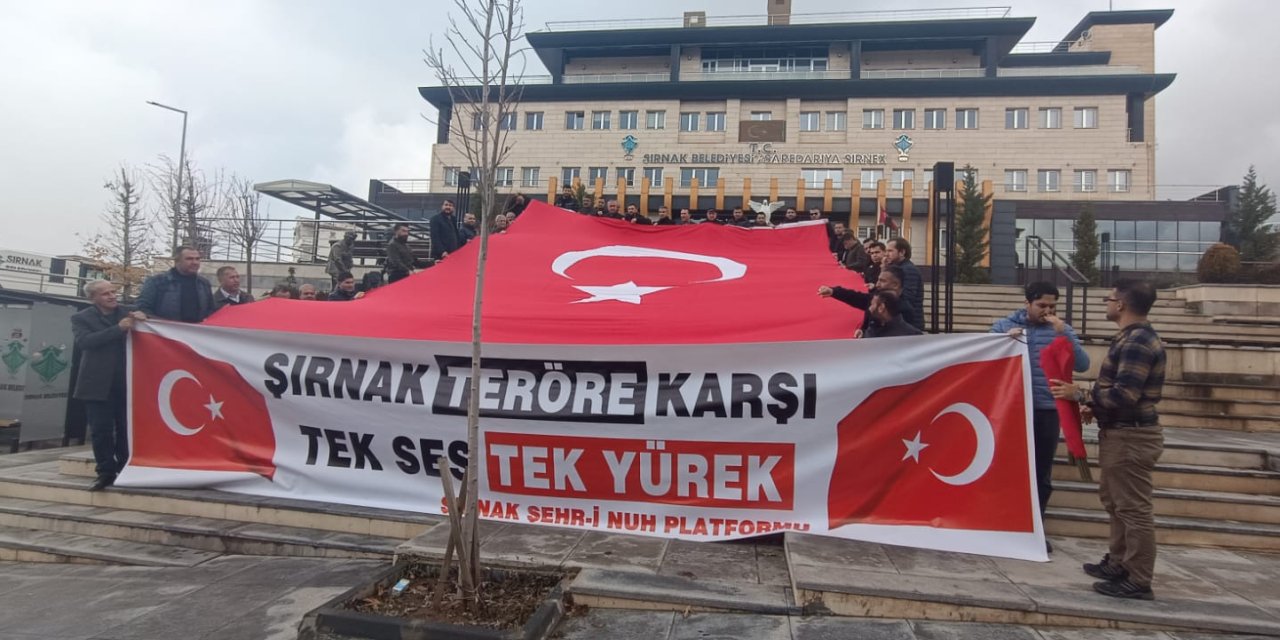 Şırnak’ta STK’lardan teröre tepki