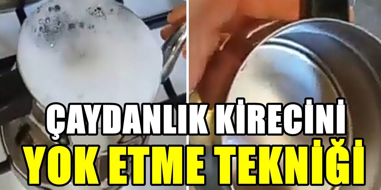 Çaydanlığınız pırıl pırıl olacak! Kireç lekelerini ortadan kaldıran en etkili yöntem