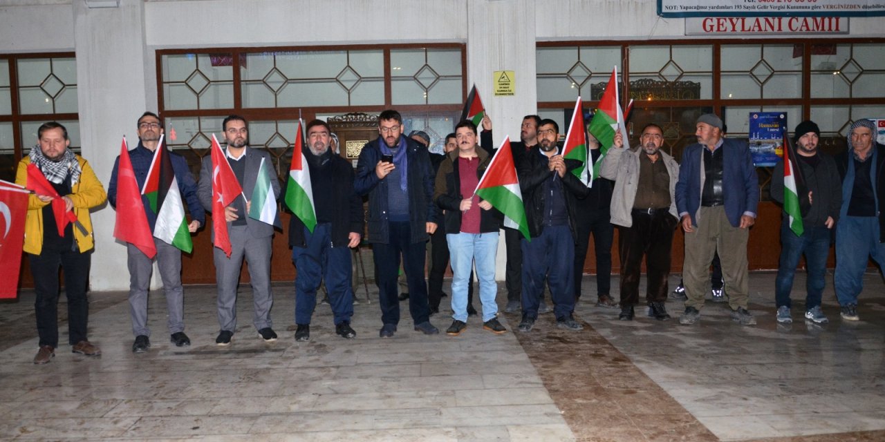 Şırnak’ta Filistinliler için gıyabi cenaze namazı