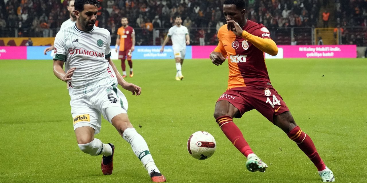 Galatasaray, Konya Spor engelini 3 golle aştı