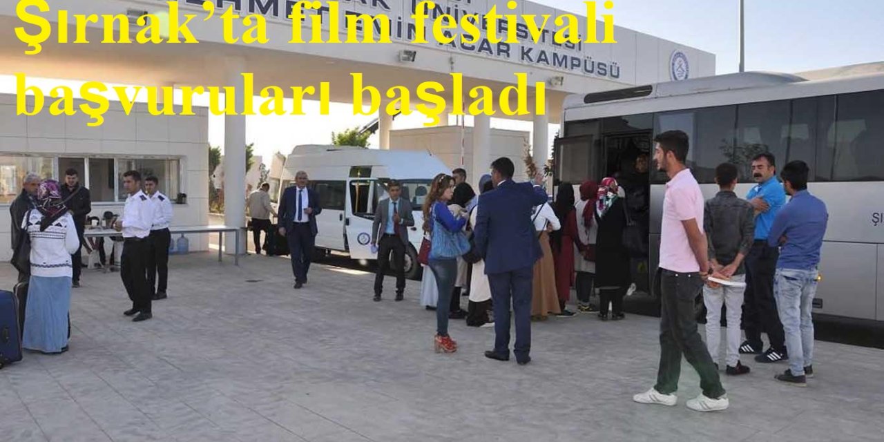 Şırnak’ta film festivali başvuruları başladı