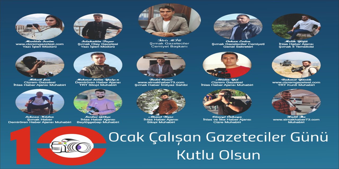 Cemiyet Başkanı Mir'in Çalışan Gazeteciler Günü Mesajı