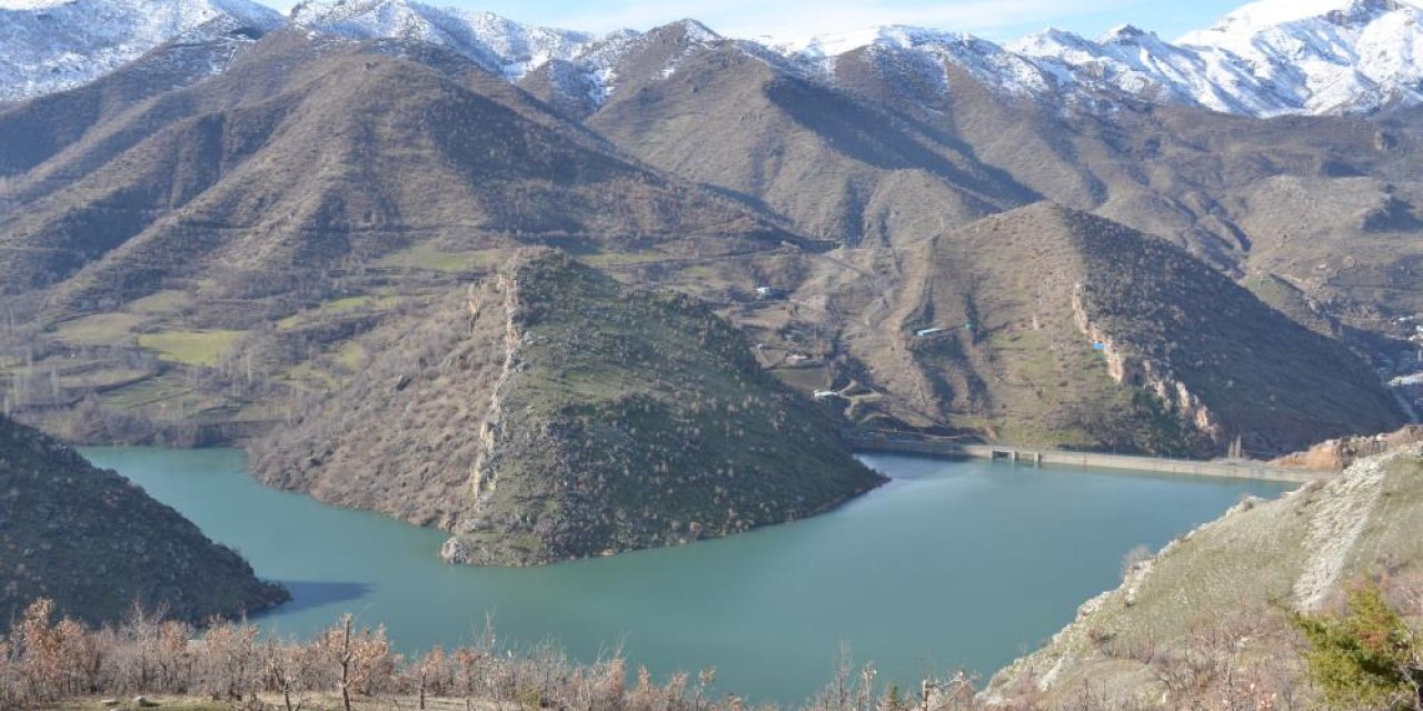 Şırnak Uludere barajında su seviyesi yükseldi