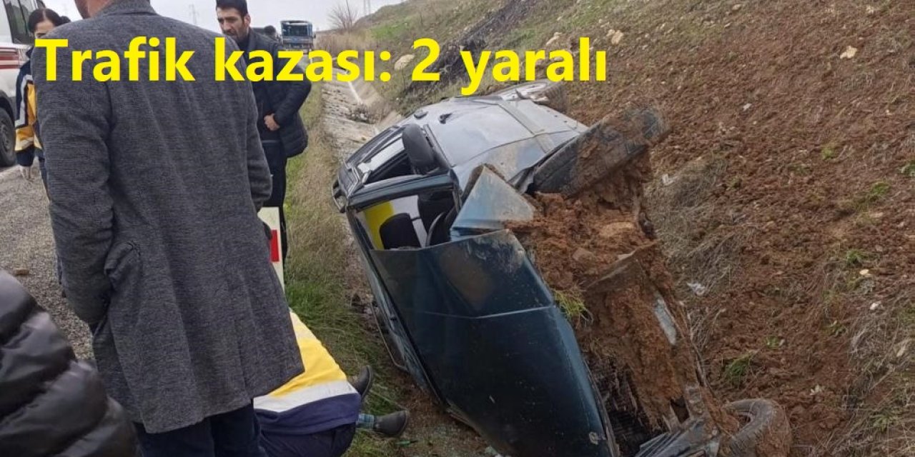 Trafik kazası: 2 yaralı