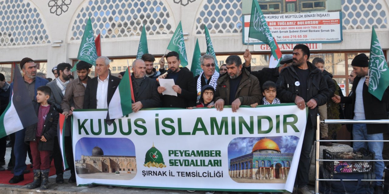 Şırnak’ta İsrail saldırılarına tepkiler devam ediyor