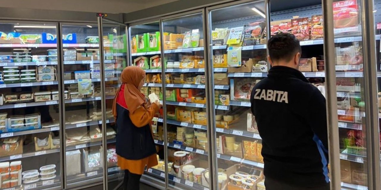 Şırnak'ta zabıta ekipleri zincir marketleri denetledi