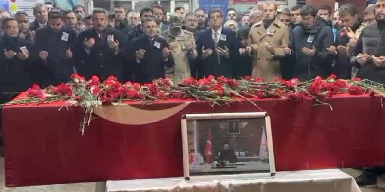 Şırnak’ta kalp krizi sonucu ölen sağlık müdürü için tören düzenlendi