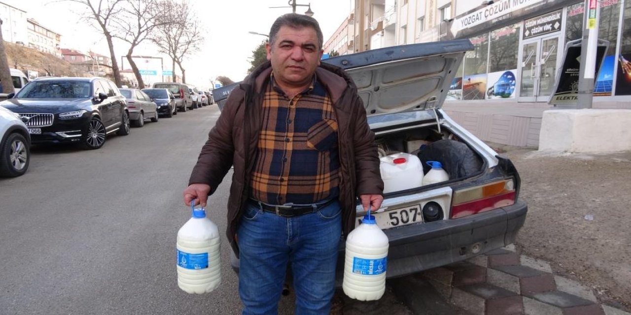 Takdir toplayan süt besicisi, memura 100,emekliye 60,asgari ücretliye 70 Liradan satıyor