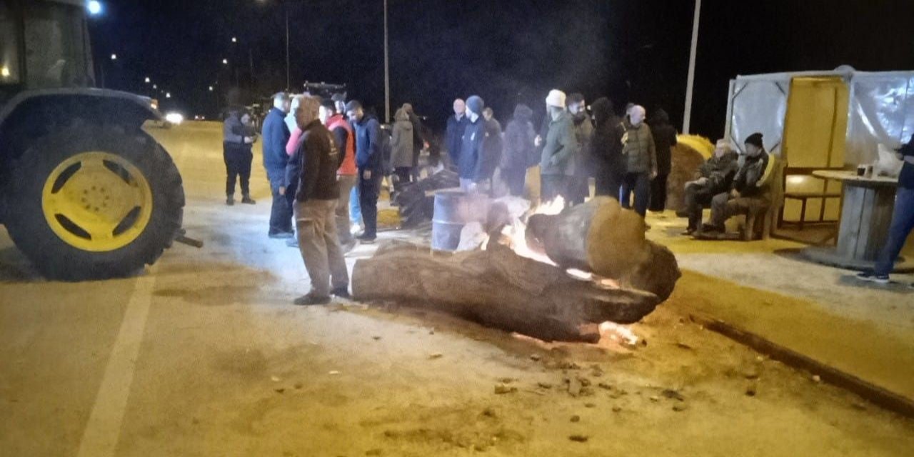 Türkiye sınırında protesto