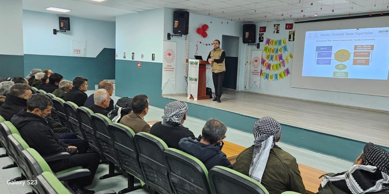 Şırnak’ta Çiftçilere yönelik TARSİM Toplantısı gerçekleştirildi