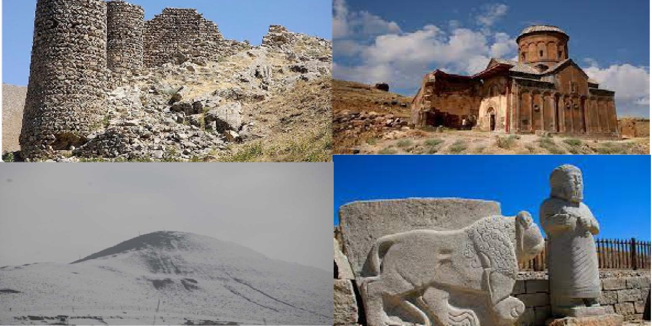 Doğu Anadolu'da işte  gidilmesi görülmesi gereken antik kentler