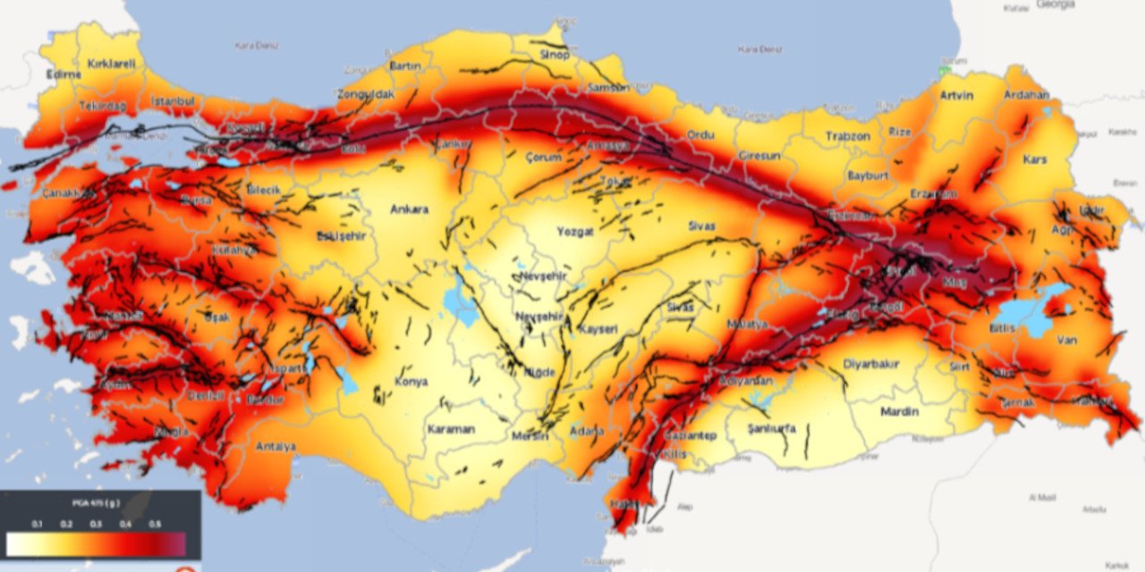 Jeoloji uzmanından dikkat çeken uyarı;24 il, 110 ilçe fay hattı üzerinde