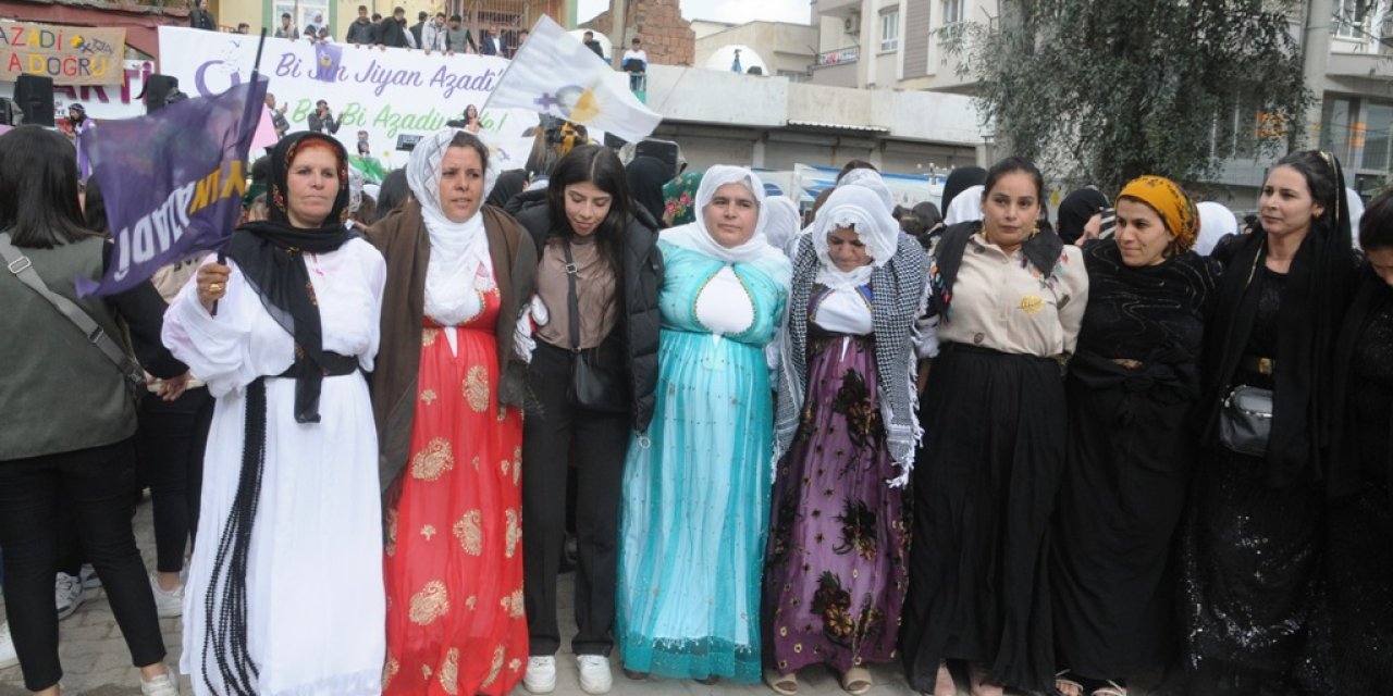 Cizre'de 8 Mart dünya kadınlar günü coşkusu