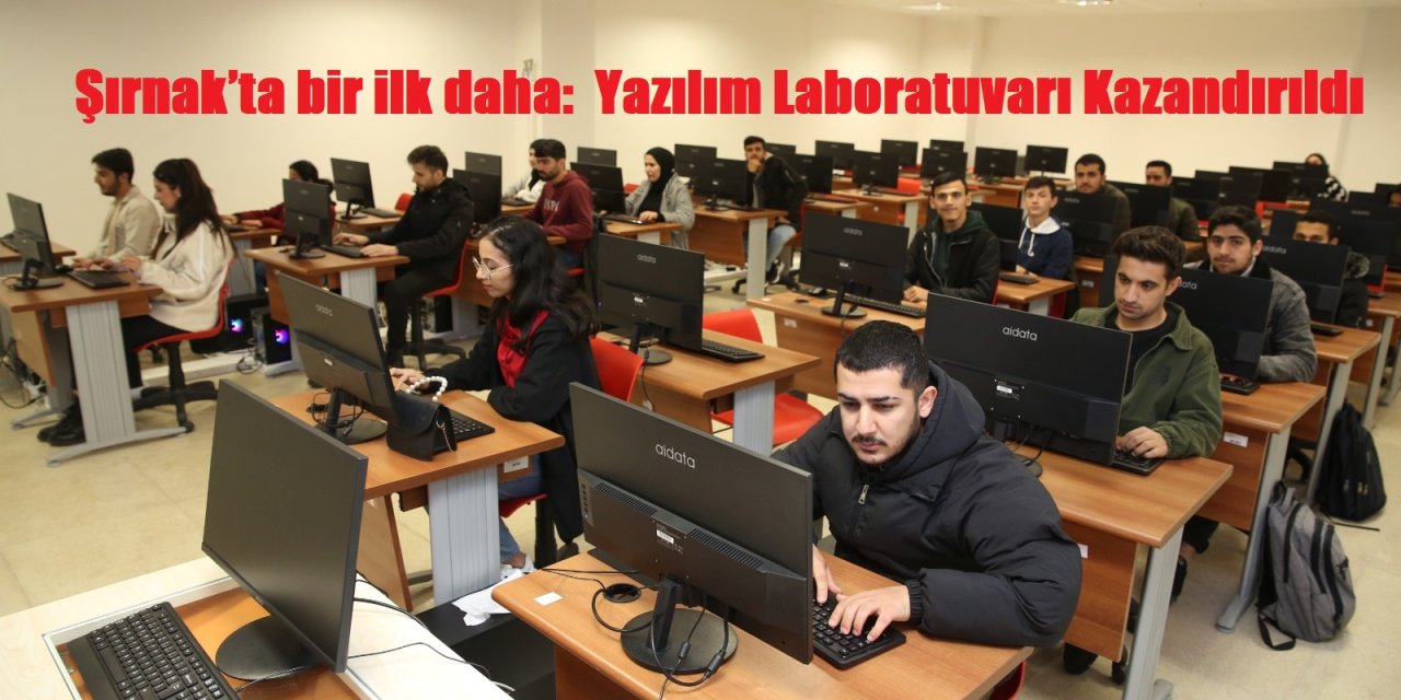 Şırnak'ta yazılım laboratuvarı kuruldu