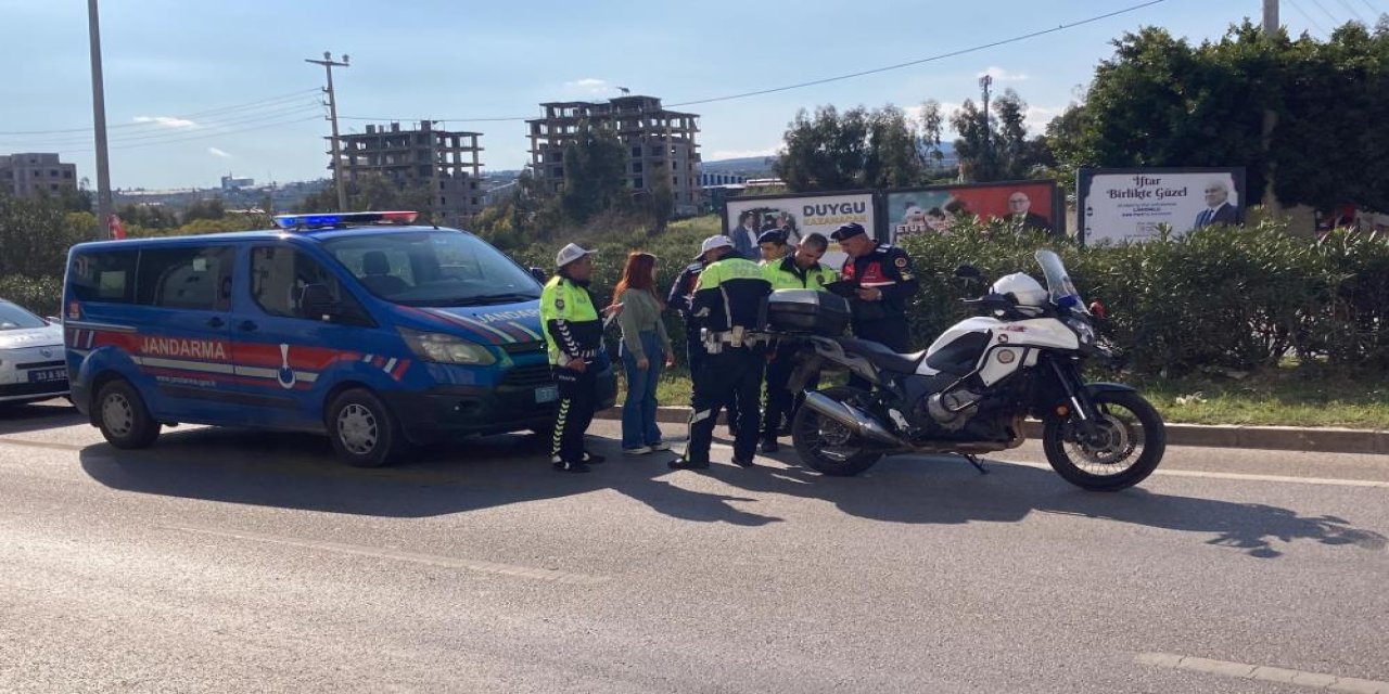 Mersin'de trafik kazası: 2 yaralı