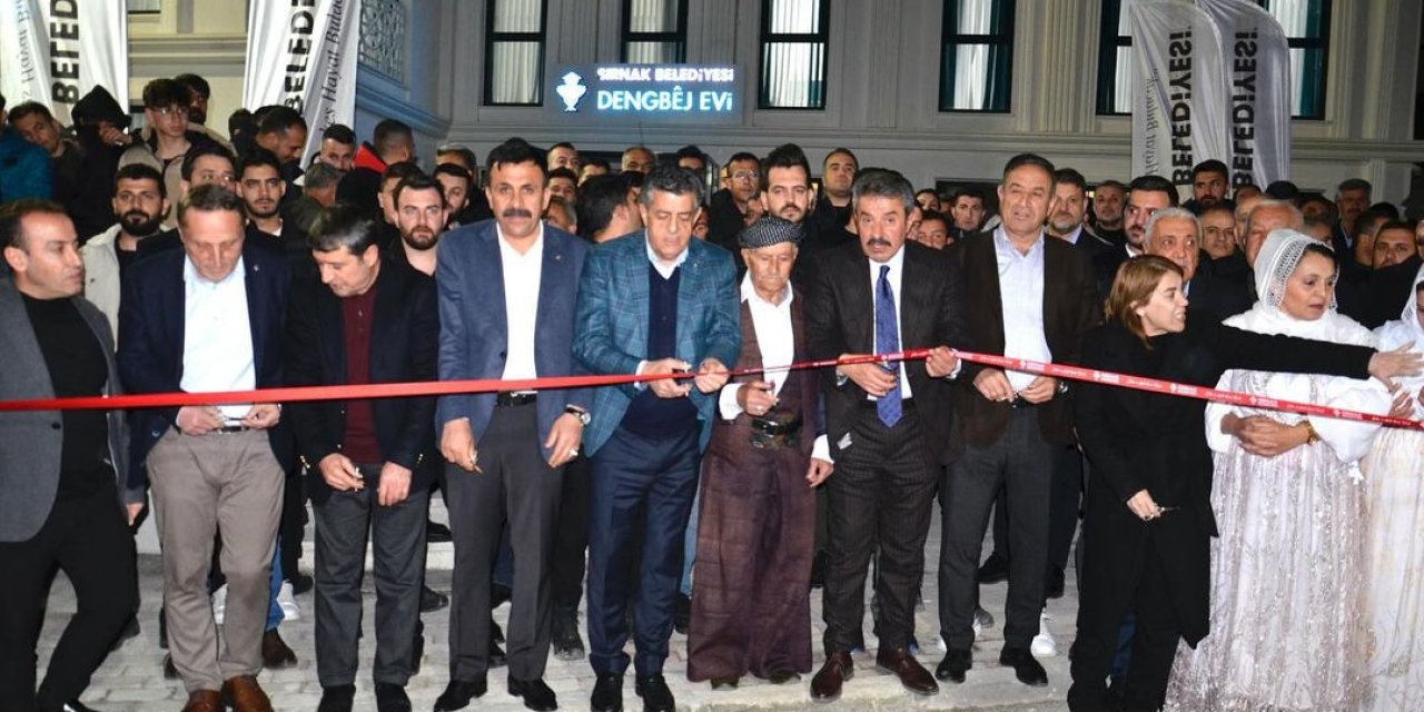Şırnak Belediyesi tarafından "dengbej evi" açıldı