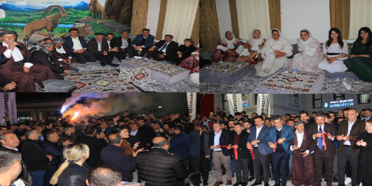 'Dengbêjlerin'Ezgileleriyle Şırnak'ta Millet Kıraathanesi Açıldı