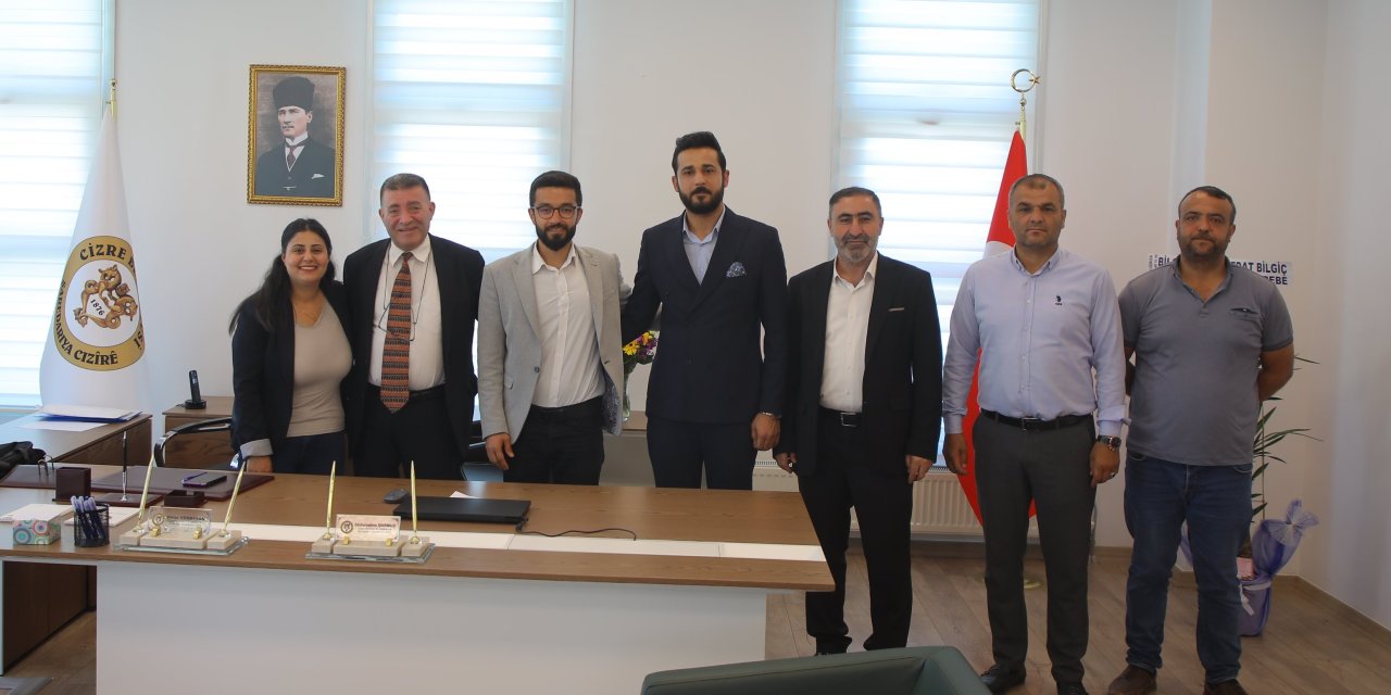 CHP İlçe Teşkilatından Cizre Belediyesine Ziyaret