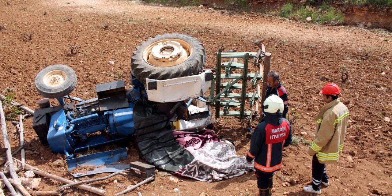 Midyat'ta traktör kazası: 1 ölü