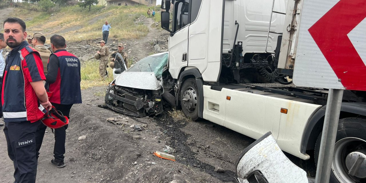Şırnak'ta trafik kazası: 1ölü