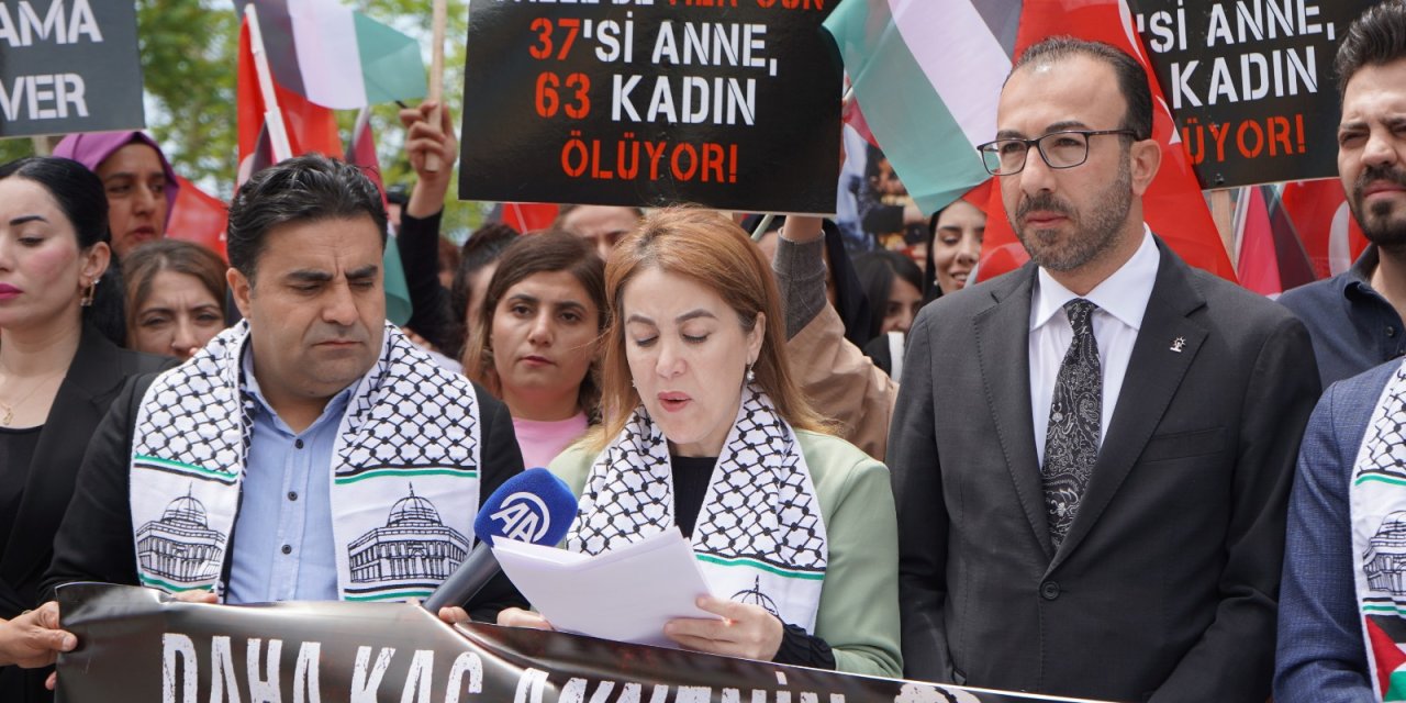 AK Parti Şırnak Kadın kollarından İsrail’e kınama