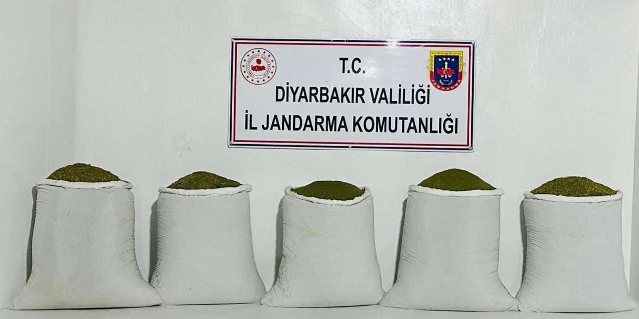 Diyarbakır'da Jandarma Operasyonu: 167 Kilo Toz Esrar Bulundu