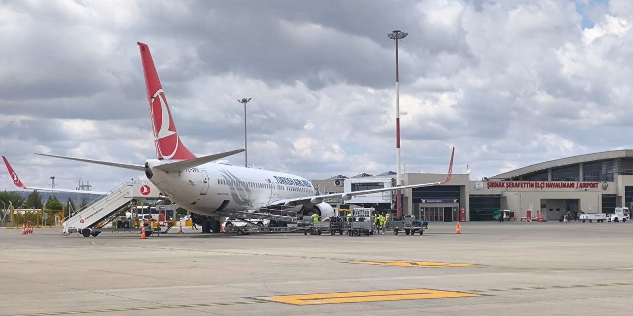 Şerafettin Elçi Havalimanı Nisan ayında 51 bin 942 yolcuya hizmet verdi