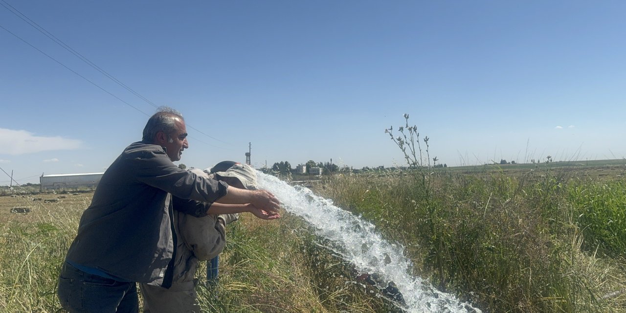 Mardin'de Jeoloji mühendisi su kaynaklarını tespit ediyor