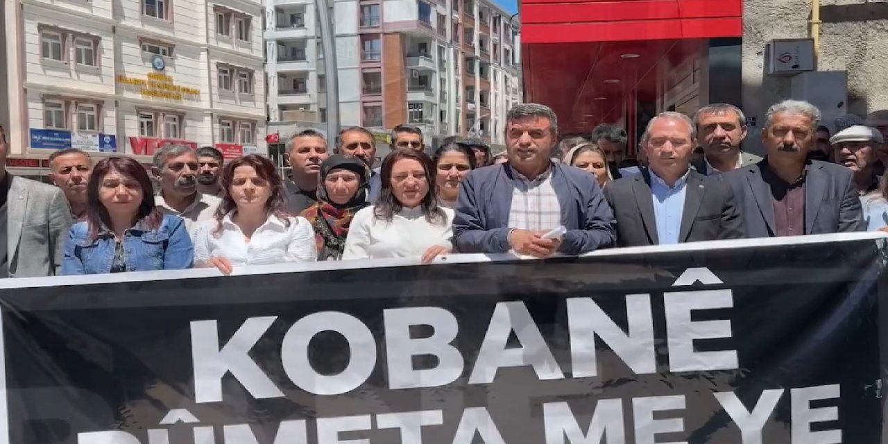 DEM Parti Şırnak'ta  Kobani Davası Kararlarını Protesto Etti