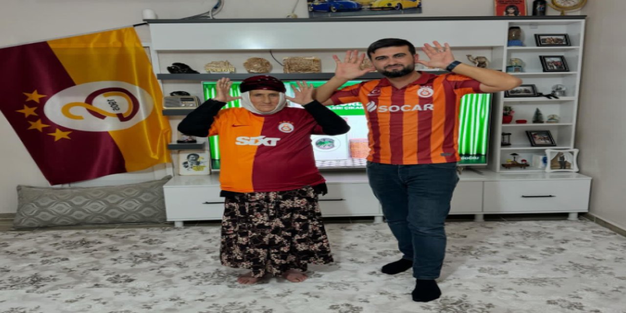 Mardin'li Galatasaray tutkunu Kadriye Nine sosyal medyada büyük ilgi görüyor