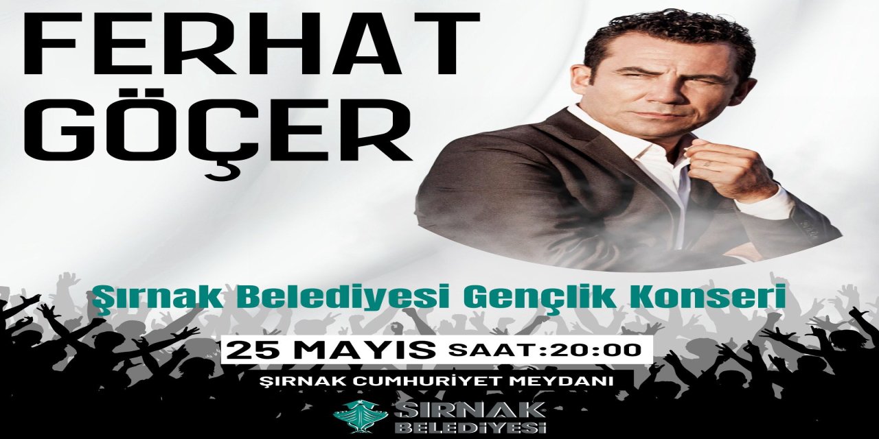 Şırnak Belediyesi, Ferhat Göçer ile Müzik Dolu Bir Buluşmaya Ev Sahipliği Yapıyor!