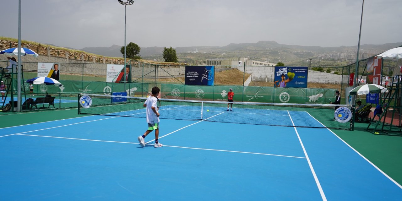 Şırnak'ta Gerçekleşen 3. Uluslararası Cudi Cup Tenis Turnuvası Sona Erdi