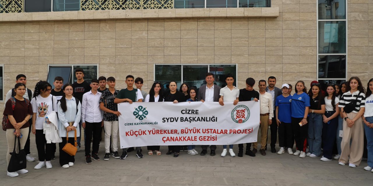 Cizre 36 Öğrenci Çanakkale gezisine gönderildi