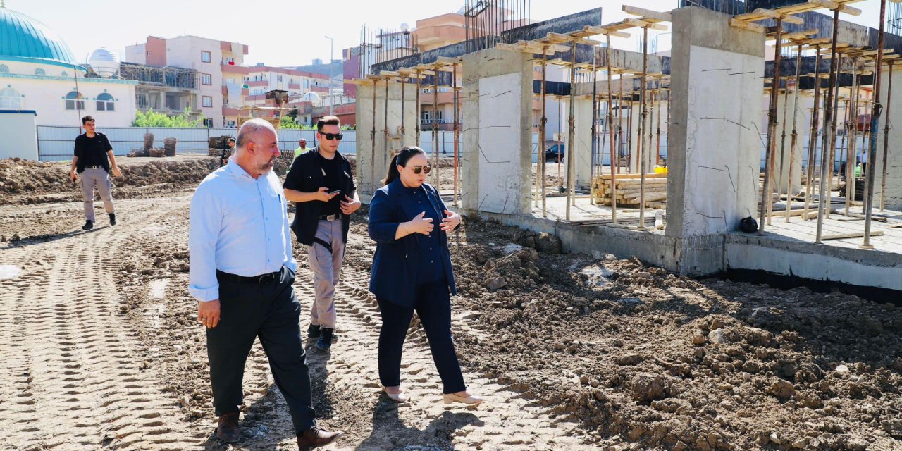 Kaymakam Demir, Yapımı süren İnşaat ve çalışmaları denetledi