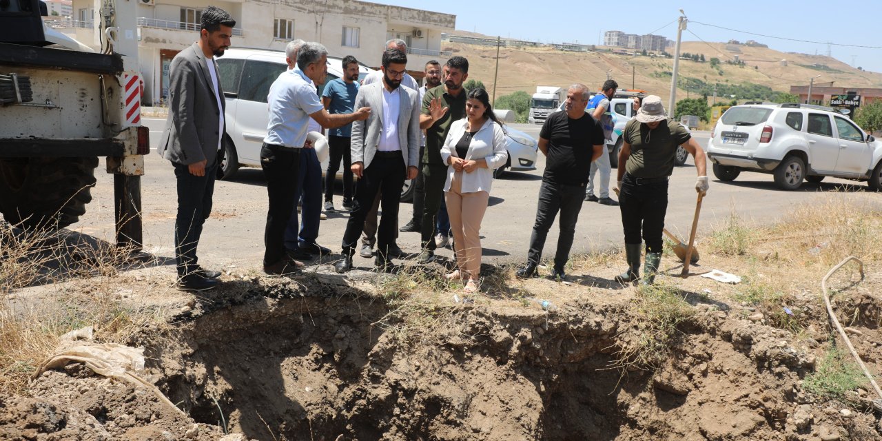 Cizre’de Dirsekli Mahallesi'nin su sorunu çözüme kavuşuyor