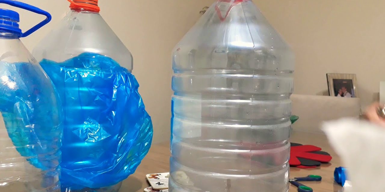 5 litrelik plastik su şişesini değerlendirmenin 5 yolu... Onunla neler yapılabilir?