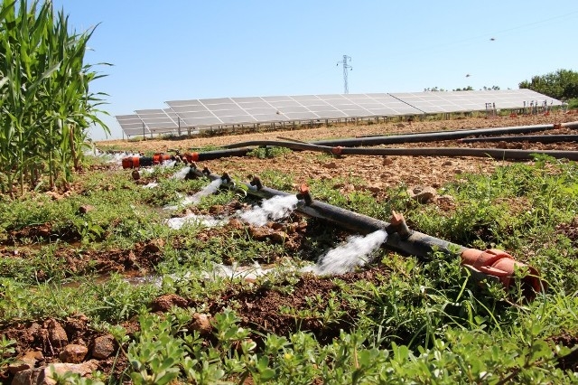 SULAMA İÇİN GÜNEŞ SİSTEMİ KURDU, ELEKTRİK MASRAFINDAN KURTULDU