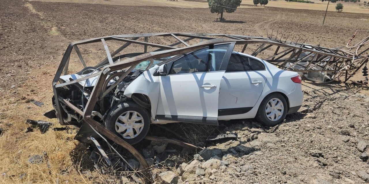 Diyarbakır'da piknik yolunda kaza: 1'i ağır 4 yaralı