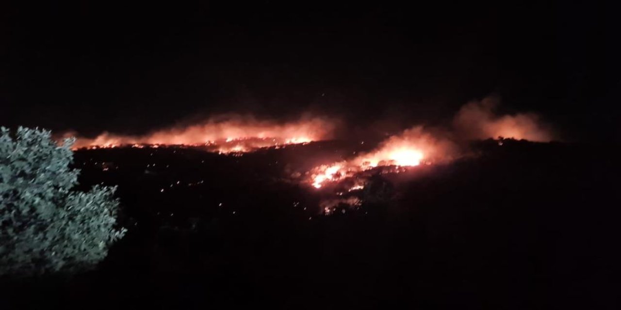 Mardin'de Gece Saatlerinde Korkutan Yangın Kontrol Altına Alındı